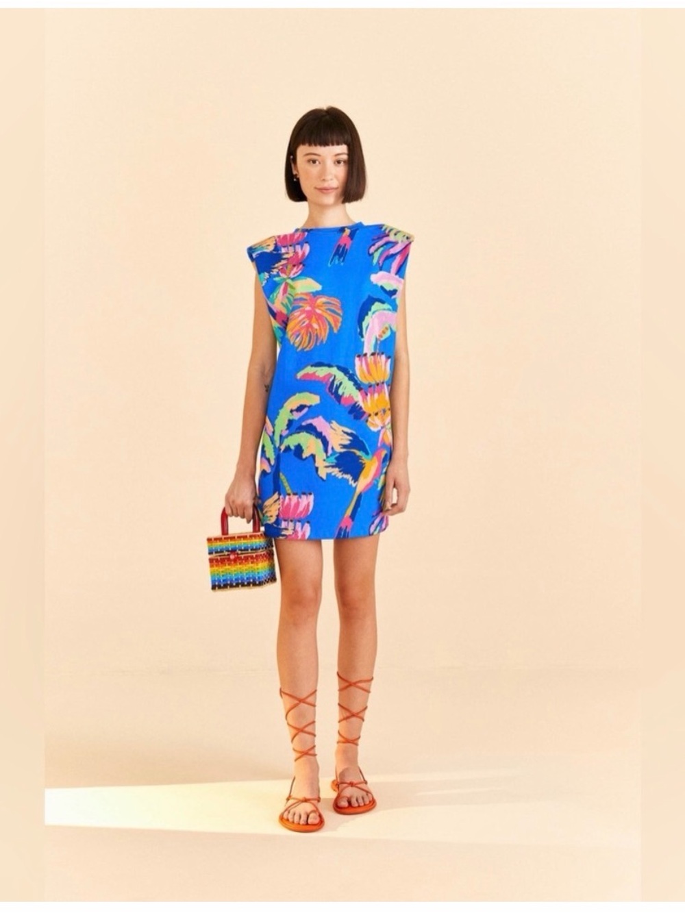 NWT Farm Rio Painted Jungle TShirt Dress
